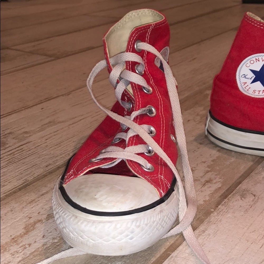Red Converse - Picture 3 of 4